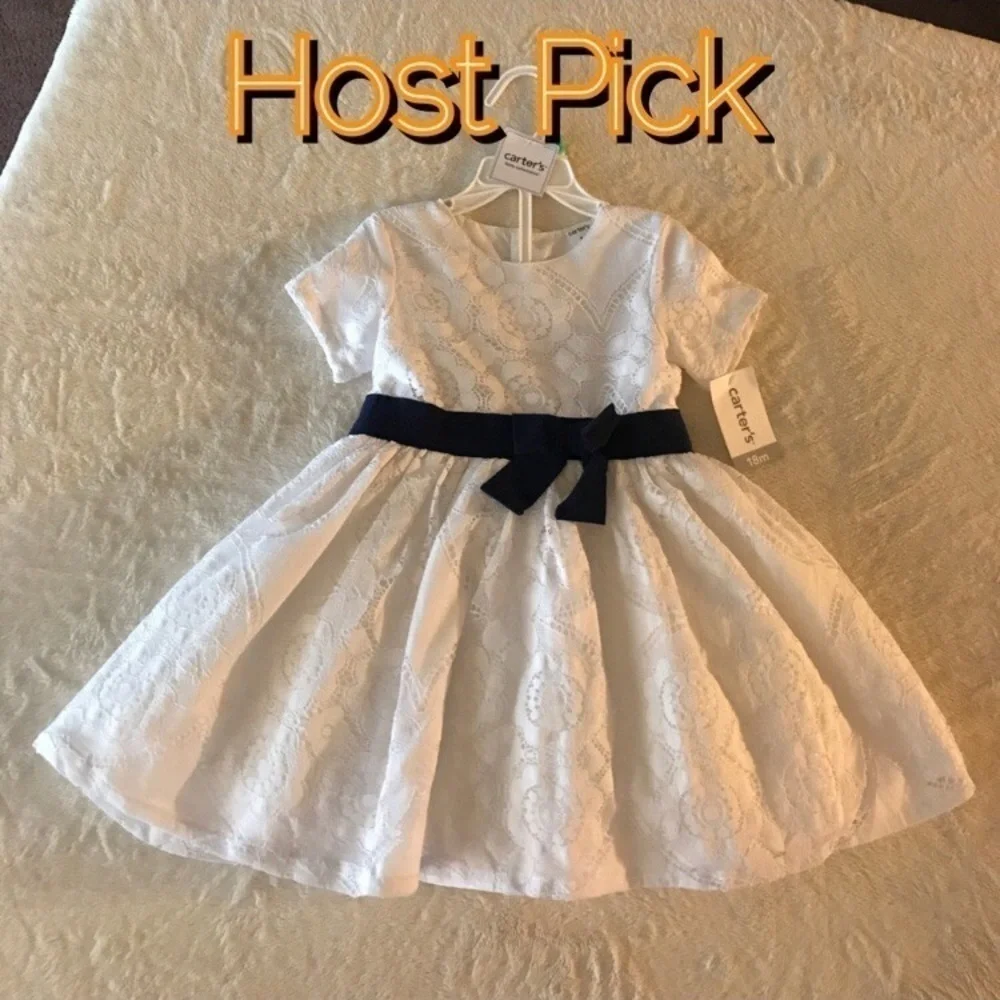 𝅺✅2x Host Pick✅ Carter's Little Collection Dress, 18M